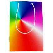Neon Rainbow-spectrum Abstract Medium Cadeauzakje (Voorkant)
