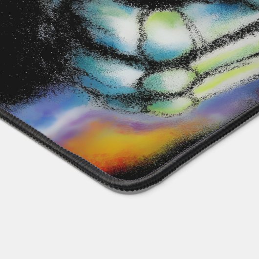 Neon Reaper Skull – Dark Fantasy Art (Coin)