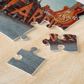 Neon Reclames Las Vegas Square Puzzel (Zijkant)