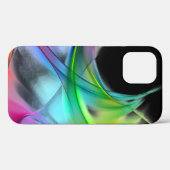 Neon Regenboog Abstract Ontwerp Case-Mate iPhone Case (Achterkant (horizontaal))