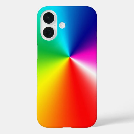 Neon regenboogspectrum Case-Mate iPhone case (Achterkant)