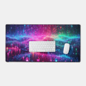Neon Regendruppels Bureaumat (Keyboard & Muis)