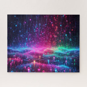 Neon Regendruppels Legpuzzel