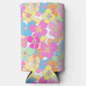 Neon Retro Bloemen Roze Kleurrijk (Voorkant)