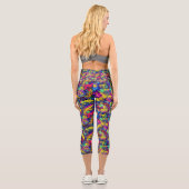 Neon Rewind Capri Leggings 80's (Verso)