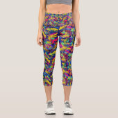 Neon Rewind Capri Leggings 80's (Recto)