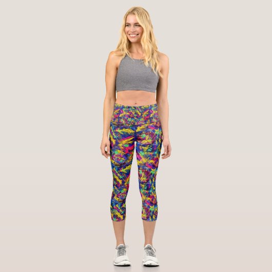 Neon Rewind Capri Leggings 80's (Recto)
