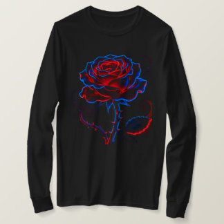 Neon Roos Dames T-shirt