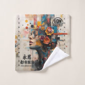 NEON ROSE (Gant de toilette)