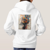 NEON ROSE HOODIE (Achterkant)