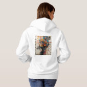 NEON ROSE HOODIE (Achterkant volledig)