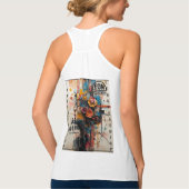 NEON ROSE TANKTOP (Achterkant)