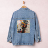 NEON ROSES DENIM JACKET (Hangar)