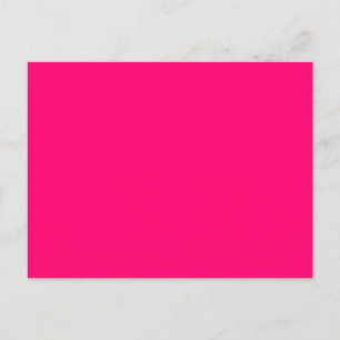 Neon Roze Ansichtkaart – Maatwerk & Grootbestellin Briefkaart