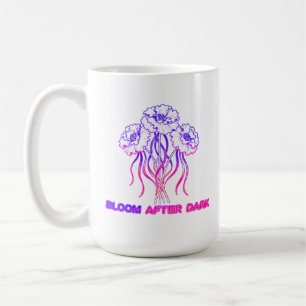 Neon Roze Bloem - Kunstkoffiekop Koffiemok