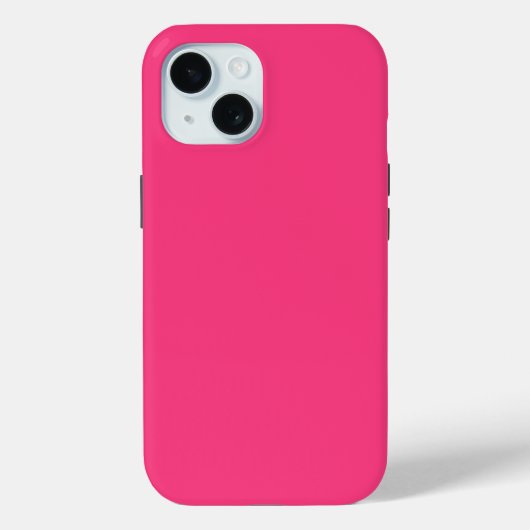 Neon roze Case-Mate iPhone case (Achterkant)