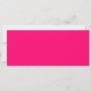 Neon Roze Custom Flat Kaart – Bulk Bestellingen Kl