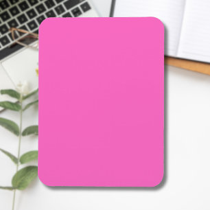 Neon Roze Effen Kleur Klassiek Magneet