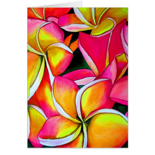 Neon roze Frangipani Plumeria Bloembloemen