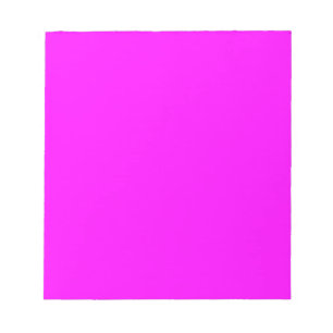 Neon roze hexuitdraai code FF00FF Notitieblok