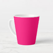 Neon Roze Latte Mok (Linkerhoek)