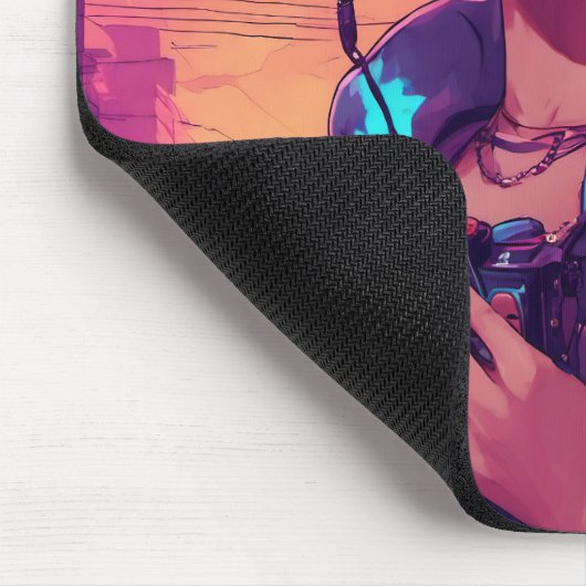 Neon Roze- Muismat (Hoek)