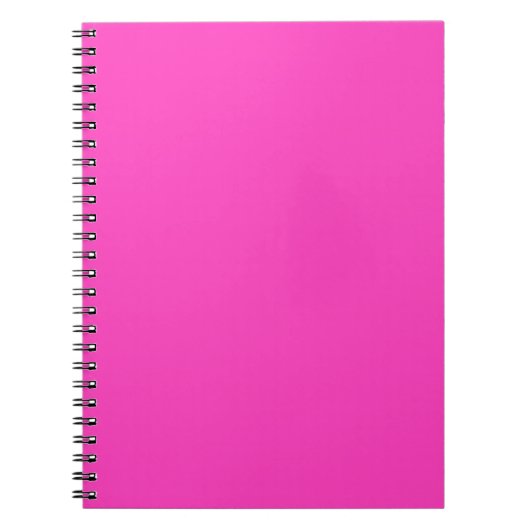 Neon roze notitieboek (Voorkant)