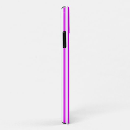 Neon roze onregelmatige strepen Case-Mate iPhone case (Achterkant/rechts)