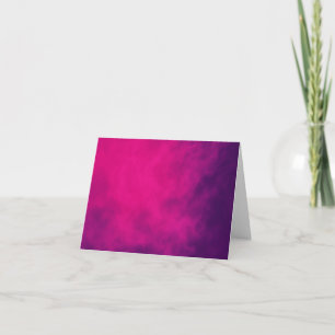Neon Roze & Paarse Bedankkaart – Aanpasbaar
