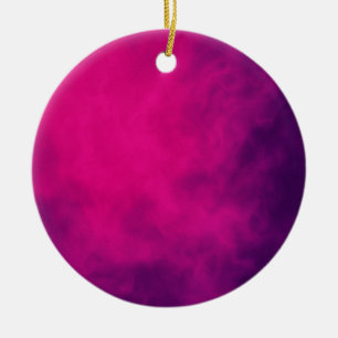 Neon Roze & Paarse rook Ornament –