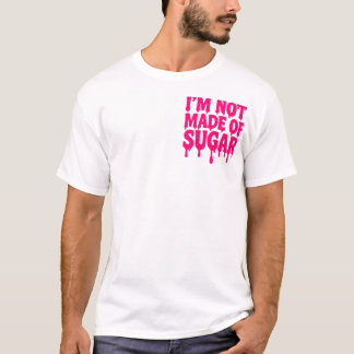Neon Roze Quote Pocket T-shirt Stijl –