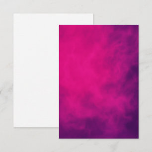 Neon Roze Rook Bedankkaart – Aanpasbaar