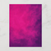 Neon Roze Rook Briefkaart -  (Voorkant)