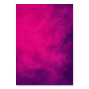 Neon Roze Rook Tafelkaart – Aanpasbaar Kaart