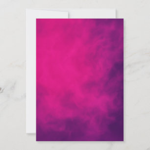 Neon Roze Rook Uitnodiging – Aanpasbaar