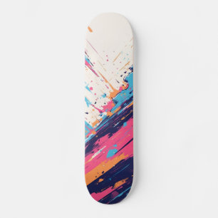 Neon Roze Skateboard, Glow-in-the-Dark Skateboard, Skateboard