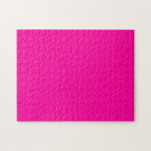 Neon Roze Solid Color Legpuzzel (Horizontaal)