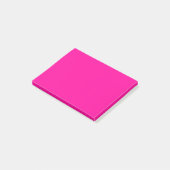 Neon Roze Solid Color Post-it® Notes (Schuin)