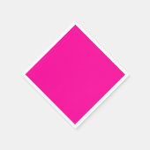 Neon Roze Solid Color Servet (Hoek)