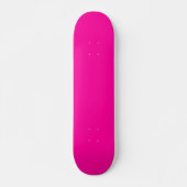 Neon Roze Solid Color Skateboard (Voorkant)