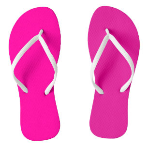 Neon Roze Solid Color Teenslippers