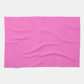 Neon Roze Stevige Kleur | Klassiek Theedoek (Horizontaal)