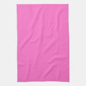 Neon Roze Stevige Kleur | Klassiek Theedoek (Verticaal)