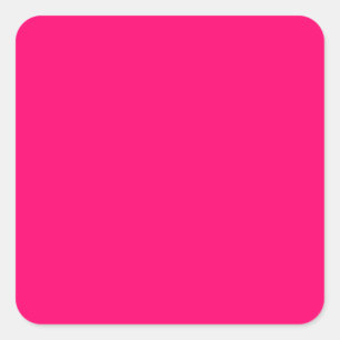 Neon Roze Sticker – Vet & Levendig