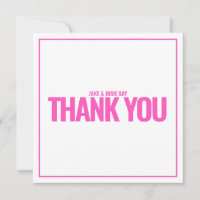 Neon roze vet bedankt