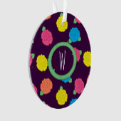 Neon Rozen Acryl Ornament (voorkant)