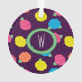 Neon Rozen Acryl Ornament (achterkant)