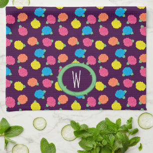 Neon Rozen keukenhanddoek