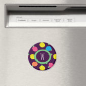Neon Rozen Magnet Magneet (Insitu (Vaatwasser))