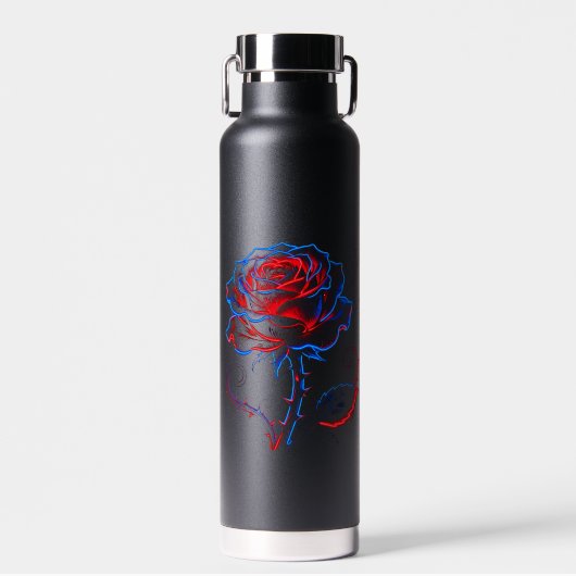 Neon Rozen Waterfles (Voorkant)
